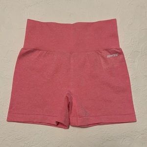 Bo + Tee Own It Seamless High Waisted Shorts Pink